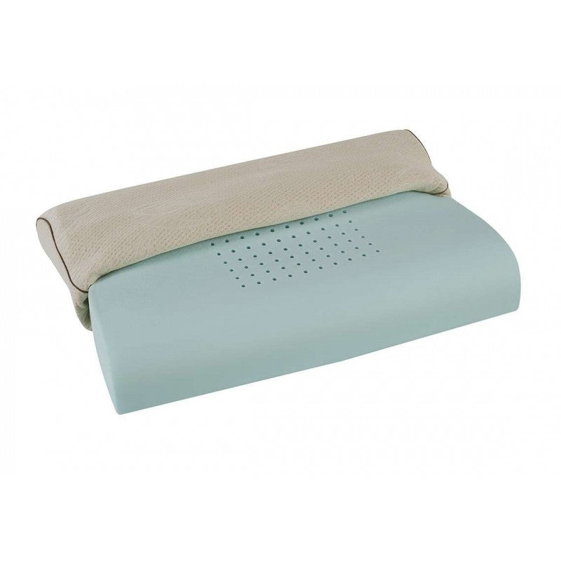 Magniflex Toscana Baumwolle Deluxe Wave Anatomisches Kopfkissen