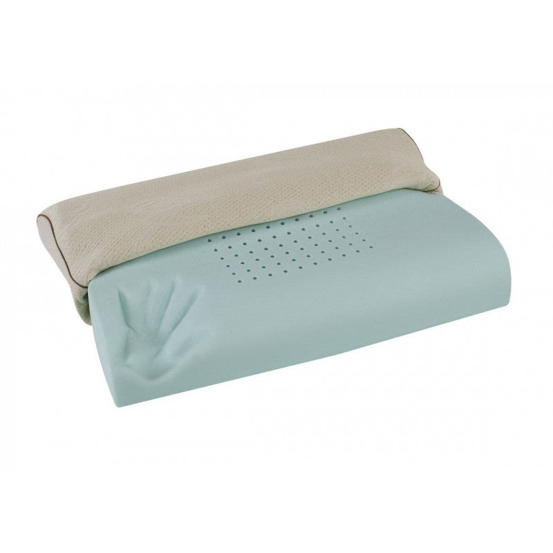 Magniflex Toscana Baumwolle Deluxe Wave Anatomisches Kopfkissen