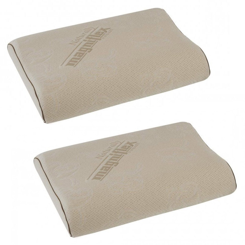 Magniflex Toscana Baumwolle Deluxe Wave Anatomisches Kopfkissen