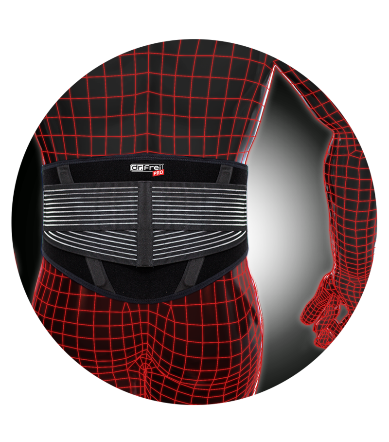 Rückenstütze mit Power Straps