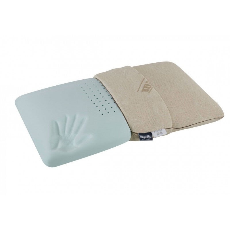 Magniflex Toscana Baumwolle Deluxe Maxi Anatomisches Kopfkissen